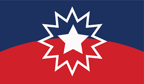 The Juneteenth flag, designed by Ben Haith