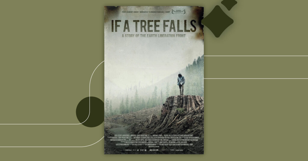 Cover of Michael Curry's 2011 documentary, "If a Tree Falls"