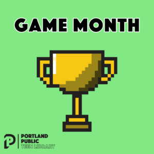 Pixelated trophy