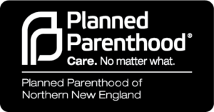 showing the logo of Planned Parenthood of Northern New England