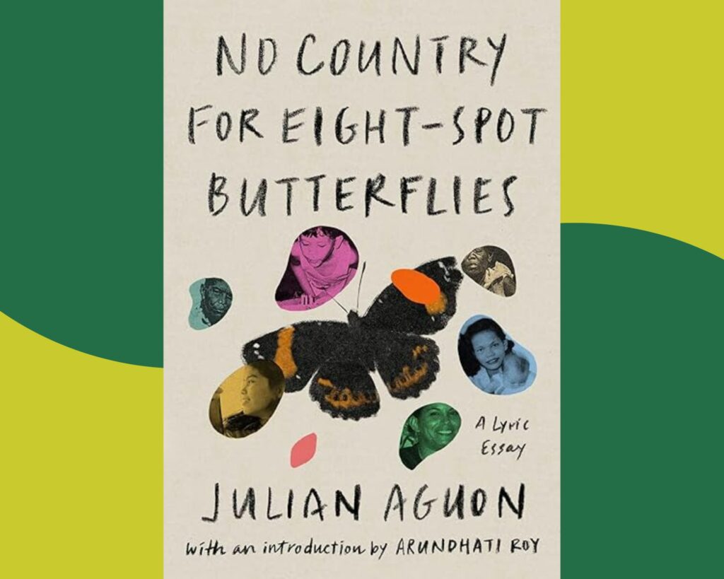 An image of the book "No Country for Eight-Spot Butterflies." 