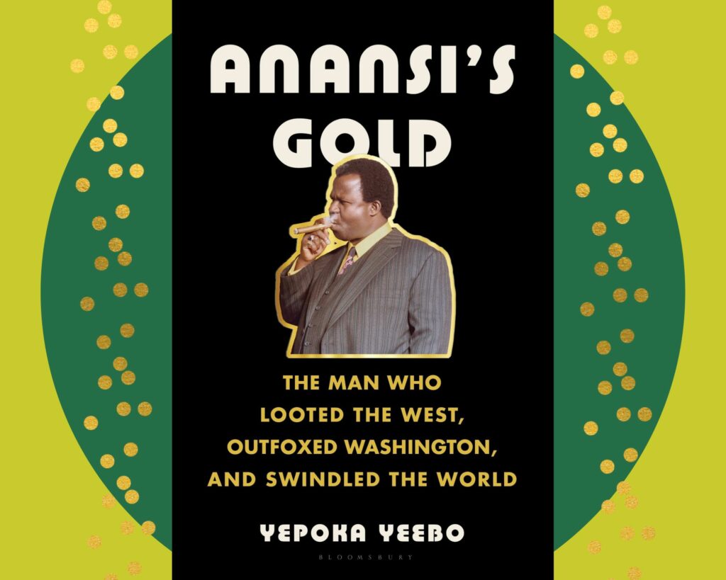 An image of the book "Anansi's Gold." 