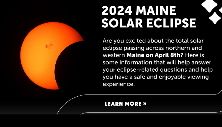 On April 8th, parts of Maine will experience a total solar eclipse
